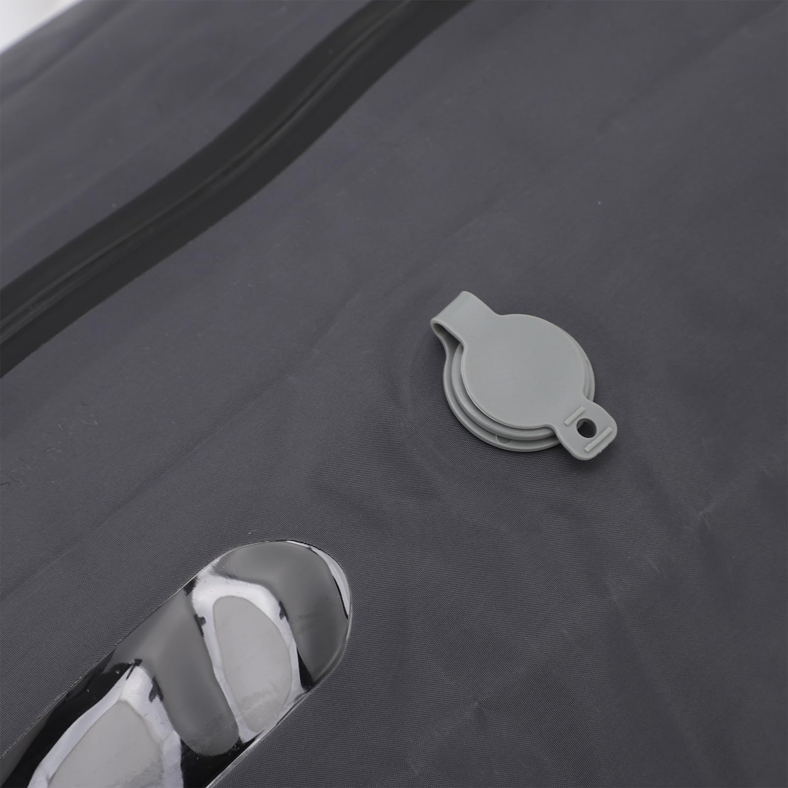 Sacchetti sottovuoto da viaggio, sacchetto di compressione sottovuoto riutilizzabile da 16litri per indumenti, cubo di imballaggio sottovuoto impermeabile e salvaspazio per (GRAY)