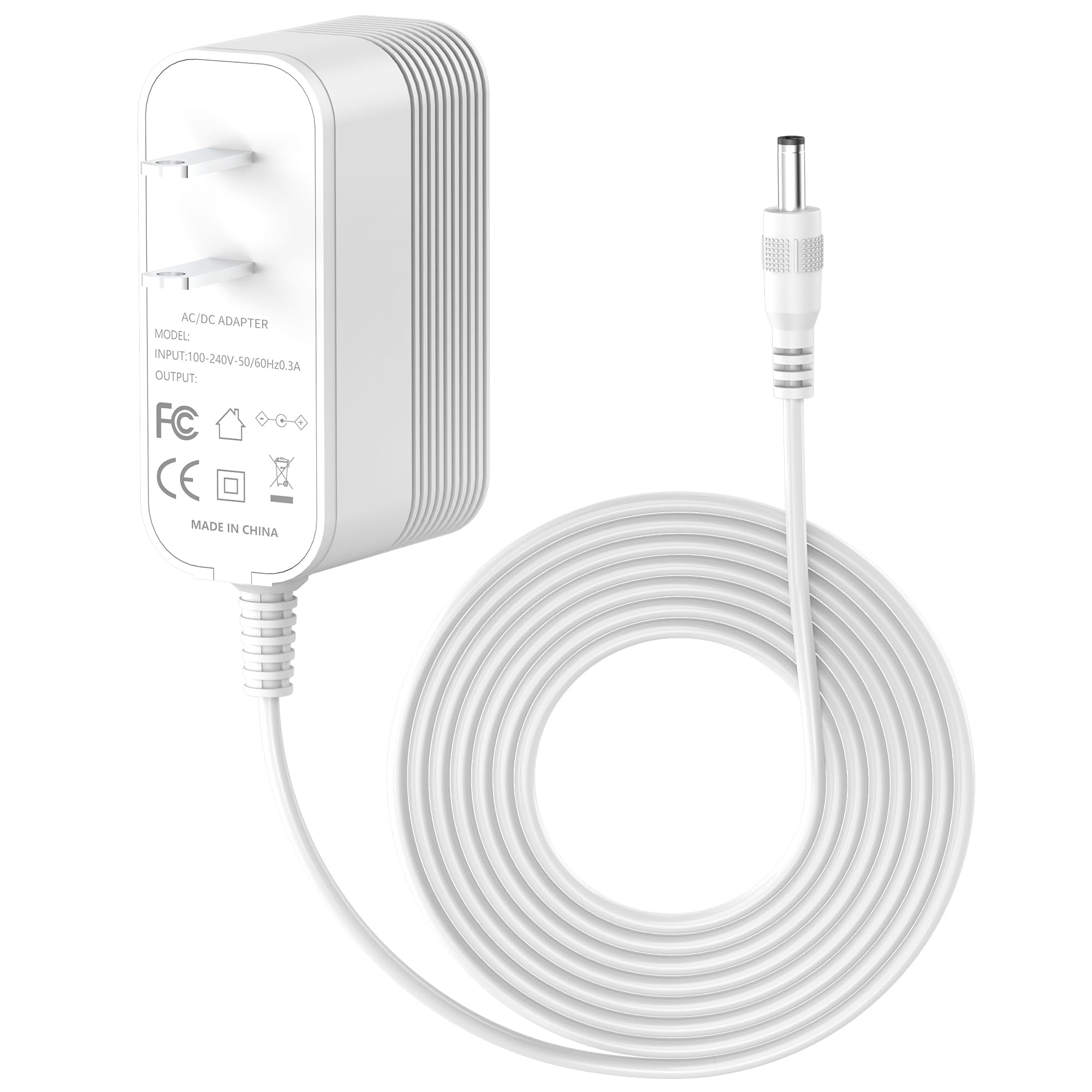 Photo 1 of 12V Power Adapter for Skylight Calendar, Power Cord for Skylight Calendar 15inch,27inch Replacement Power Supply Charger
