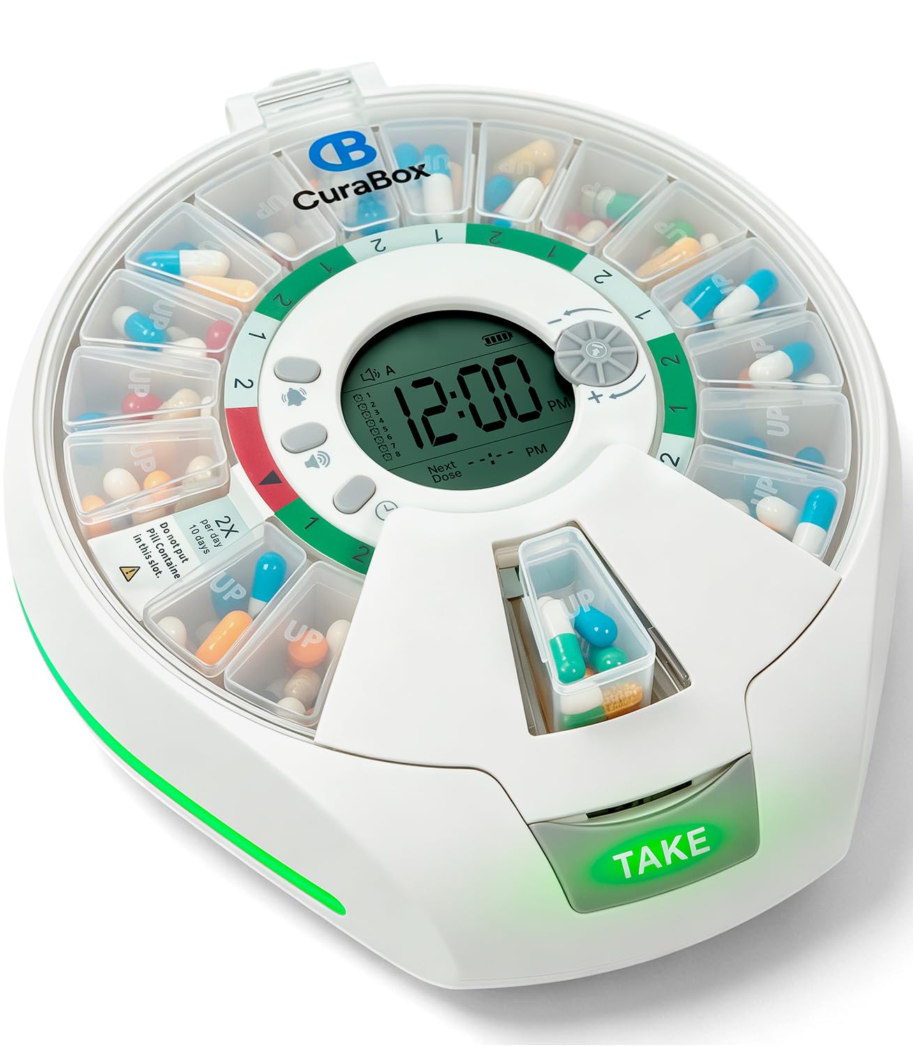 Photo 1 of CB CuraBox 21-Day Automatic Pill Dispenser