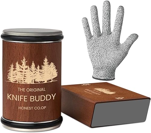 Kit de afilador de cuchillos rodantes, sacapuntas magnético para vasos con discos de diamante y cerámica, guía de ángulo de 15 y 20, cuchillos de