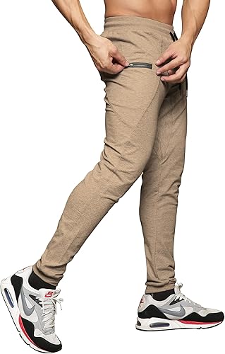 Miniatura 2 de MAIKANONG Pantalones deportivos ajustados para hombre, pantalones de entrenamiento para gimnasio, correr, atletismo, casual