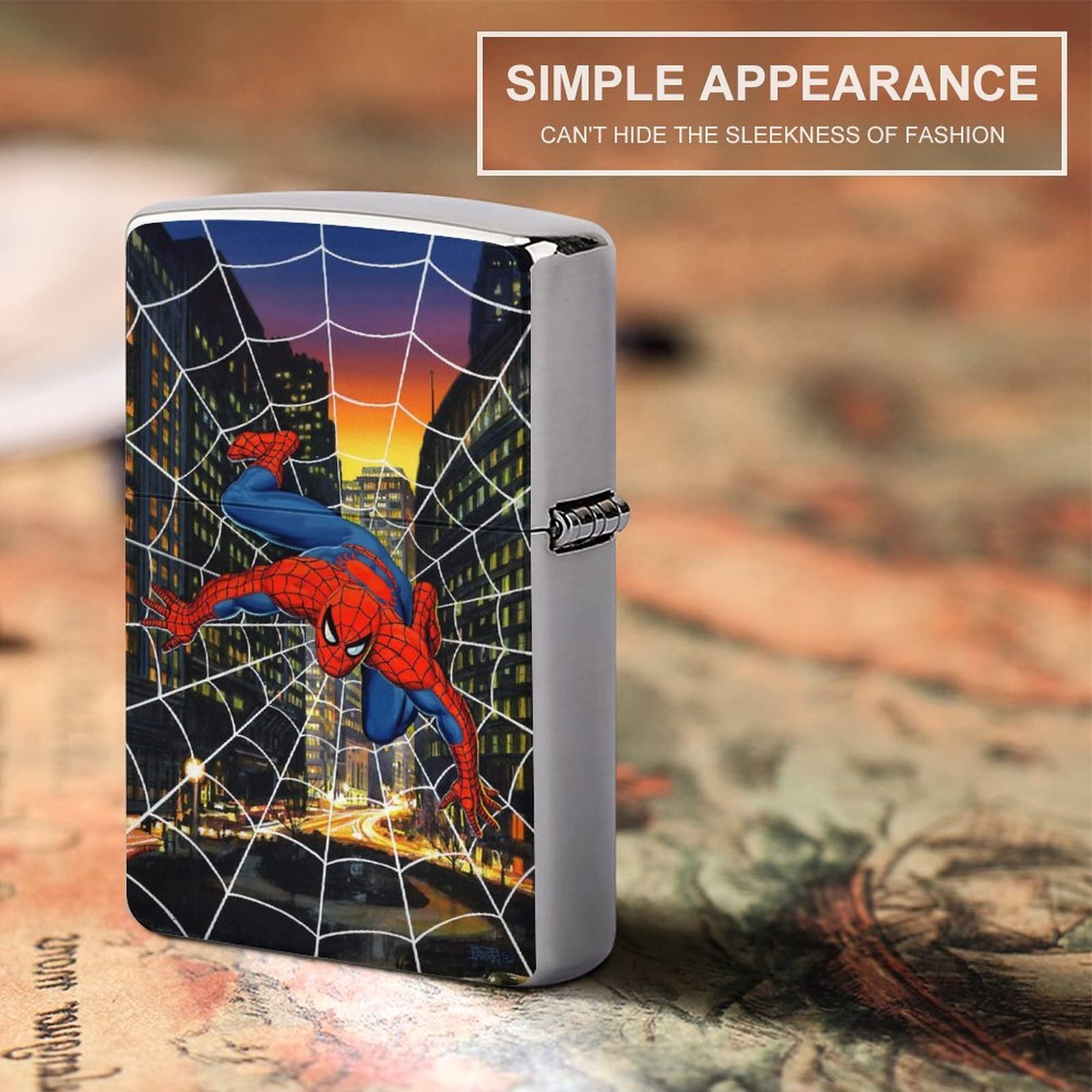Amazon.co.jp: スパイダーマン ライター アーマー ZIPPO兼用ケース