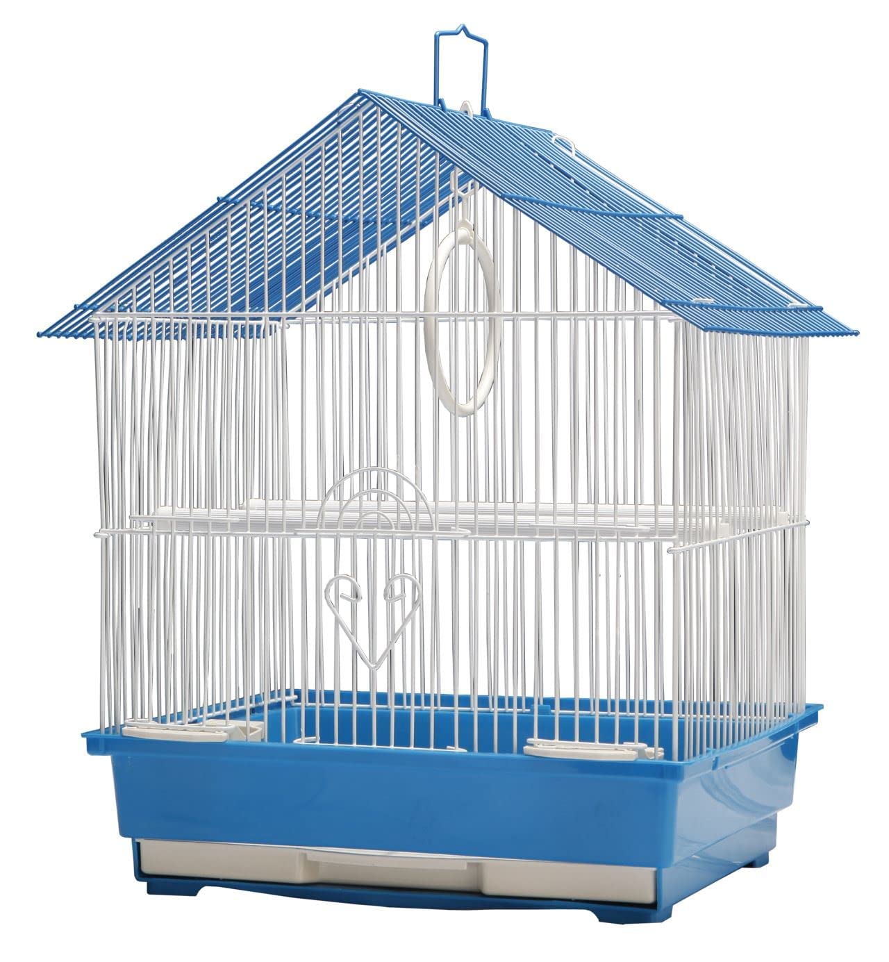Alloy Steel CC Enterprises Love Bird cage Bird House Small Buddies Cages Parrot, Parakeet, Budgie, Cockatiel Cage Hammock Large Bird Cage Bird House Color May Vary As Per Availability, 1