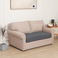 Vista 495 de Easy-Going Fundas Elásticas de 3 Piezas para Cojines de Sofá para Sofá Seccional Izquierdo/Derecho en Forma de L Chaise Lounge Funda de Asiento