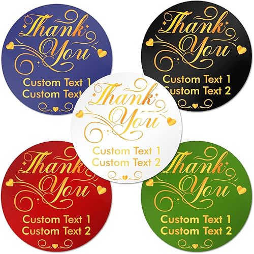 96 calcomanías personalizadas de agradecimiento para apoyar suministros de embalaje de pequeñas empresas, tarjetas de sobre, etiquetas