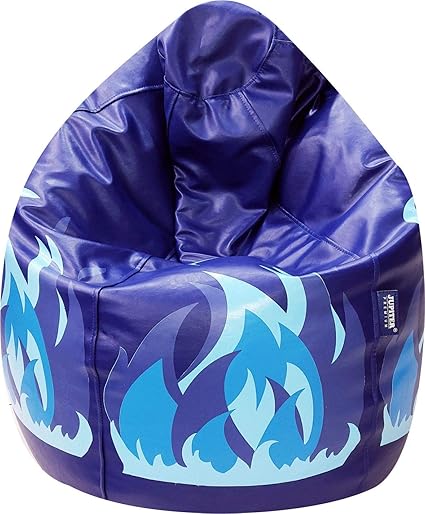Jupiter XXXL Bean Bag Printed Filled with Beans Blaze Blue