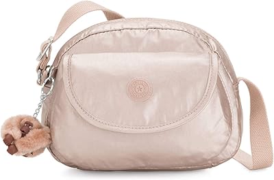 Kipling Stelma Metallic Crossbody Bag Quartz Metallic