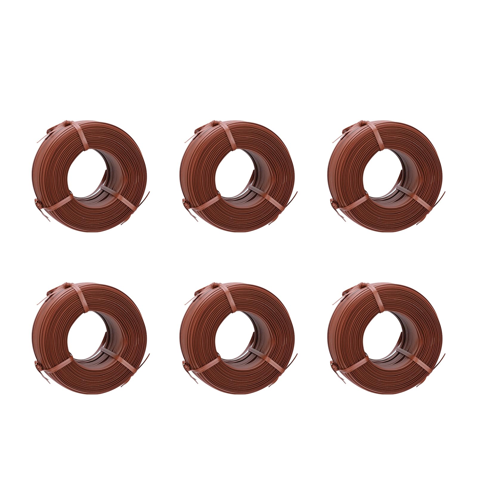 Laecabv Rolos para legatrice per vigneto a batteria LA-BZ03, con 4 bobine da 90 metri ciascuno190g, PE Núcleo exterior, núcleo de alambre de hierro (6 Rolos)