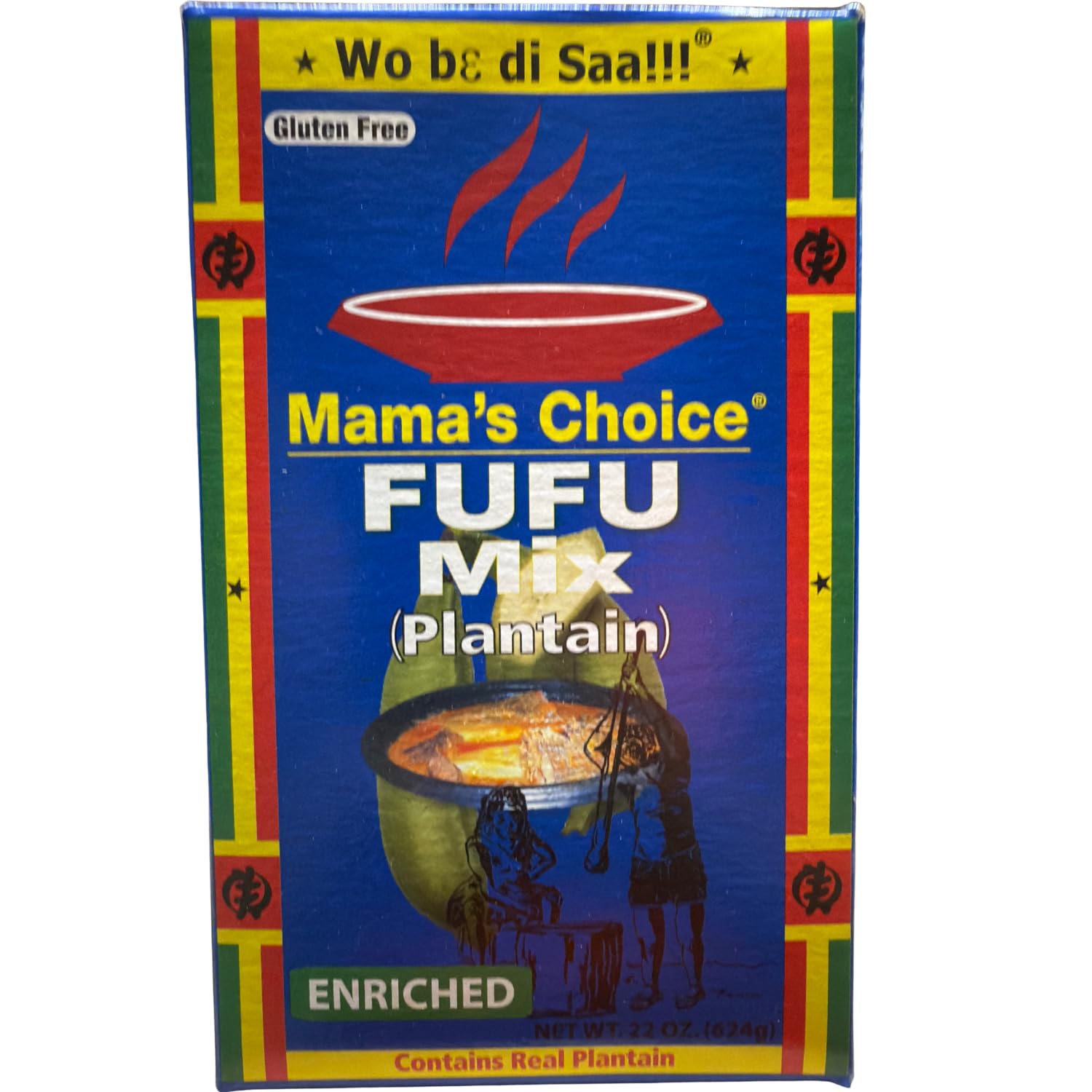MAMA'S CHOICE - Bananen Mehl (Fufu), (1 X 624 GR)