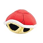 Club Mocchi-Mocchi- Mario Kart Plush - Red Shell Plushie - Squishy Mario Plushies - Squishy Toys and Cute Stuffed Animals - Gaming Room Decor - Video Game Collectibles - 6 Inch