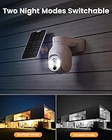 Vista 7 de Solar Security Cameras Wireless Outdoor,2K Solar Cameras for Home Security, Wireless Security Camera System with 360° Pan & Tilt, Color Night
