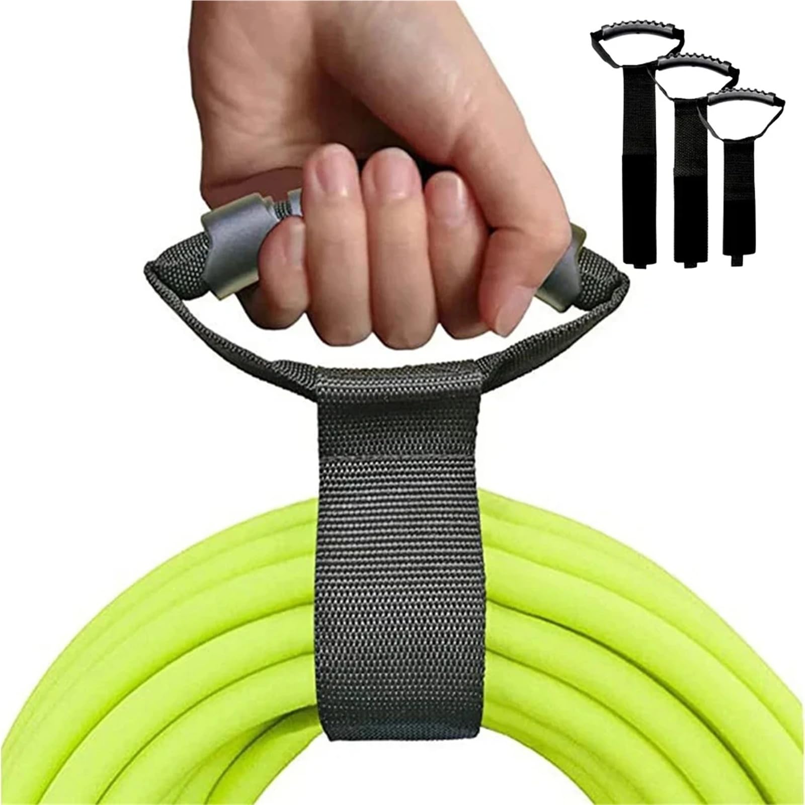 Gjgfjghk 1Pc-L Zip Ties Easy Carry Extension Cord Holder Heavy Duty Storage Straps Heavy Duty Hook Loop Cord Carrying Strap Hanger Organizer With Handle Long Cable Ties(1Pc-L)