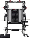 Altas Strength 3136 Dual Ratio Home Gym Smith Machine with Lever Arms | Switch between 2:1 and 1:1 training, with pull-up, leg press, cable work, and compact full-body versatility.
