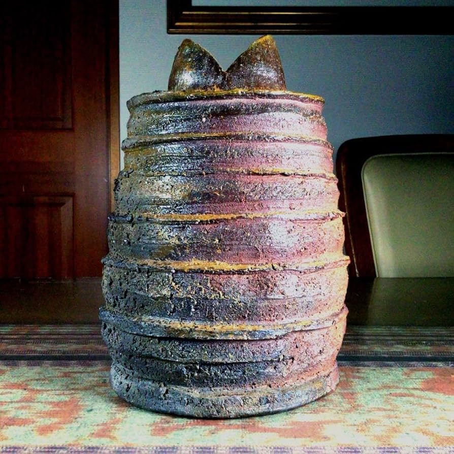 備前焼　正宗憲悟　(正宗杜康)　『峰玉茶器』　茶懐石用　花瓶 備前焼 正宗憲悟 (正宗杜康) 『峰玉茶器』 茶懐石用 花瓶 備前焼 正宗