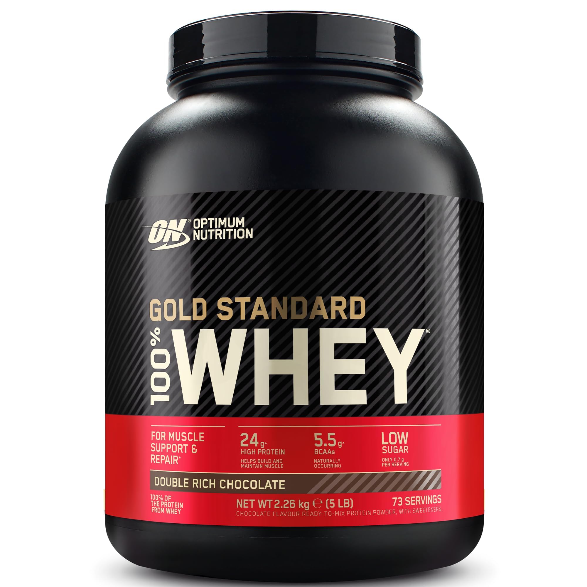 ON Optimum Nutrition 100% Whey Gold Standard Double Çikolata Aromalı, 2.26kg, 73 Servis