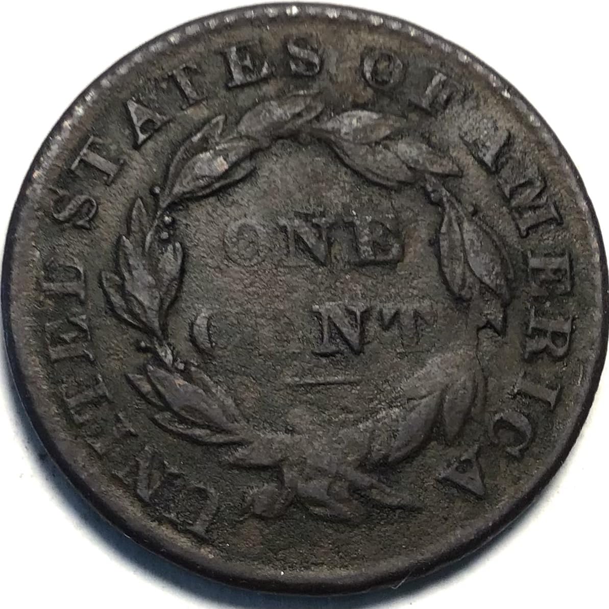 1829 P Coronet Head Penny Cent Seller Very Fine