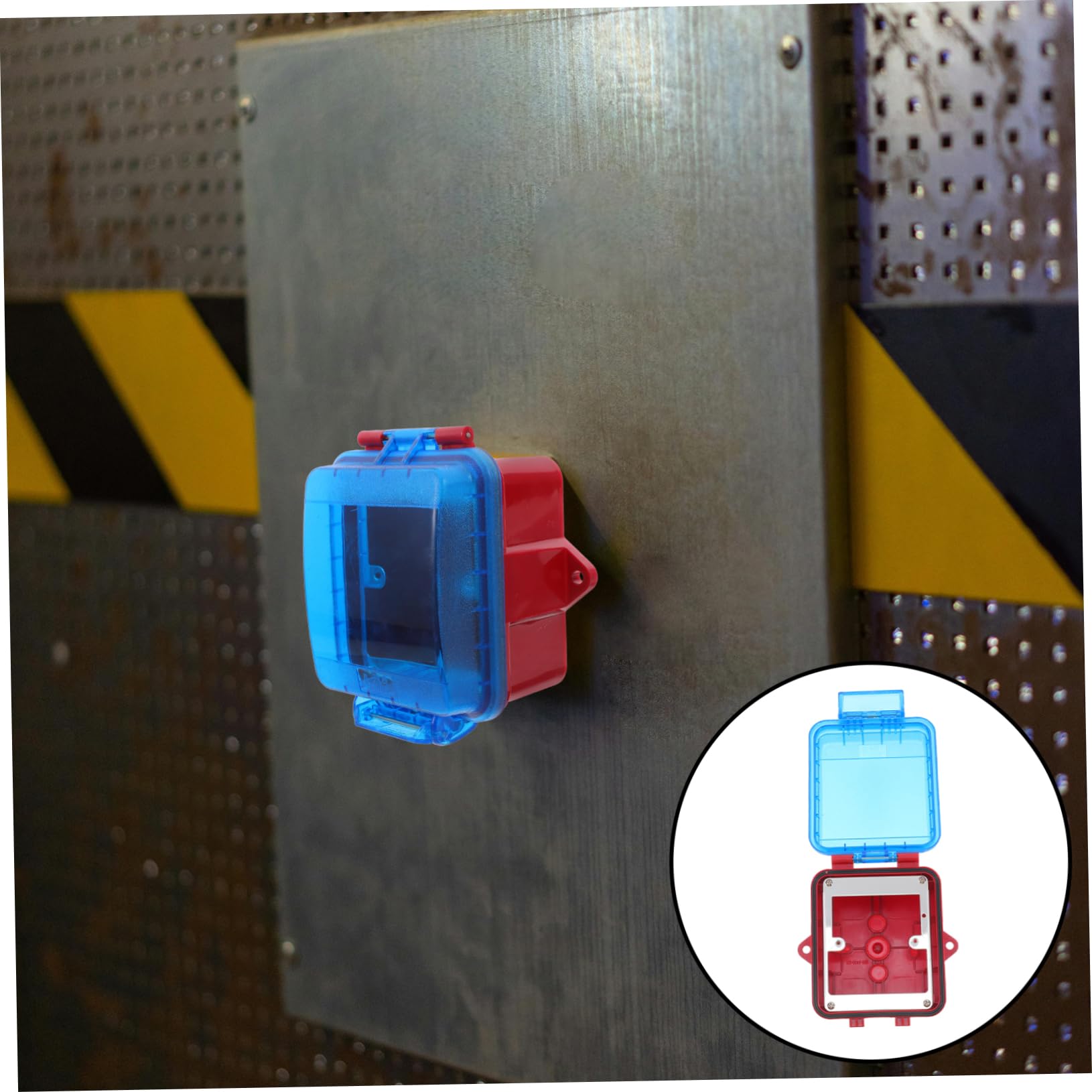 Gadpiparty Cubierta Protectora De Alarma Contra Incendios Para Botón De Parada De Emergencia Cubierta De Interruptor De Incendio Compatible Con Sensor Sap Modelo M001fs Funda Para Emergencia