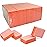 MARYTON Nail Buffer Mini Block Files, 80/100 Grit for Acrylic Nails, 130 Count (Orange)