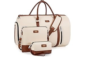Exceptional 4pcs Convertible Garment Duffle: Effortless Elegance for Corporate Getaways