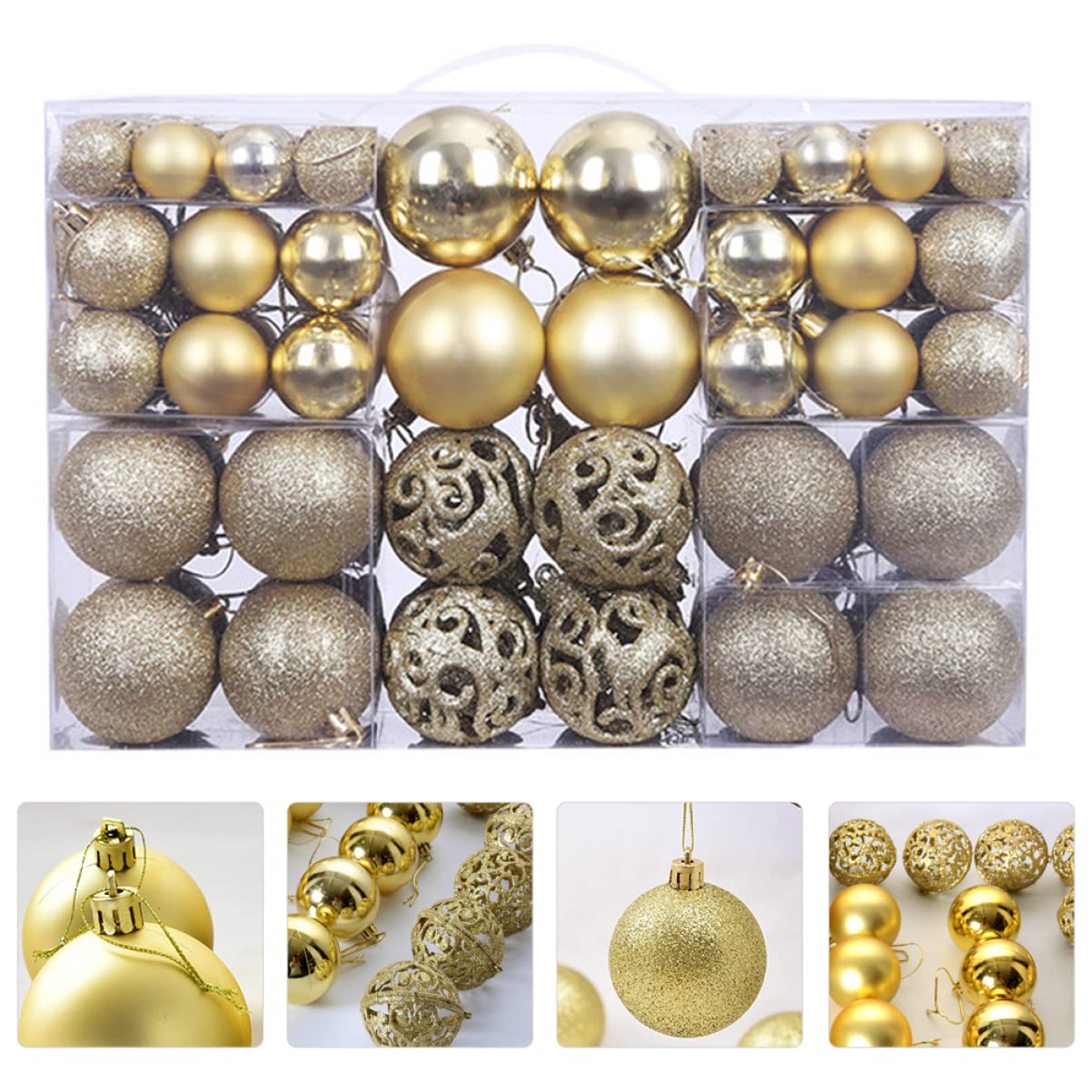 jojofuny 1 Decoración De Bolas Navideñas Bola De Navidad De Plastico Bolas De Navidad Adornos Azul Decoración del Árbol De Navidad Adornos De Bolas De Navidad El Plastico Familiar Guirnalda