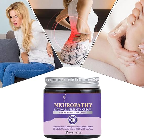 2 Pack Neuropathy Relief Cream,Neuropathy Maximum Strength Cream,Body Cocoa Butter Moisturiser,Gentle Natural Ingredients