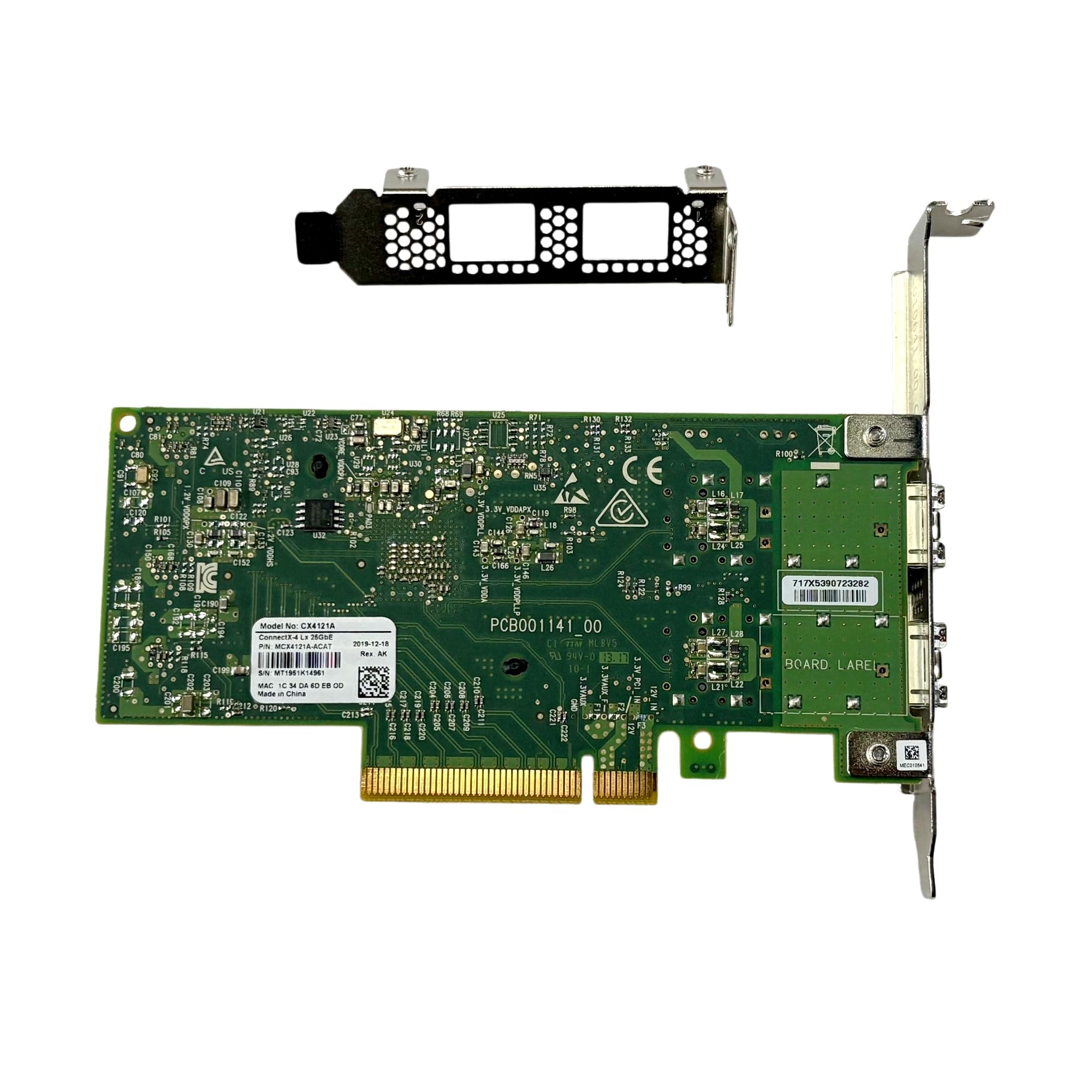 Amazon | MCX4121A-ACAT Mellanox ConnectX4 2ポート 25ギガビット