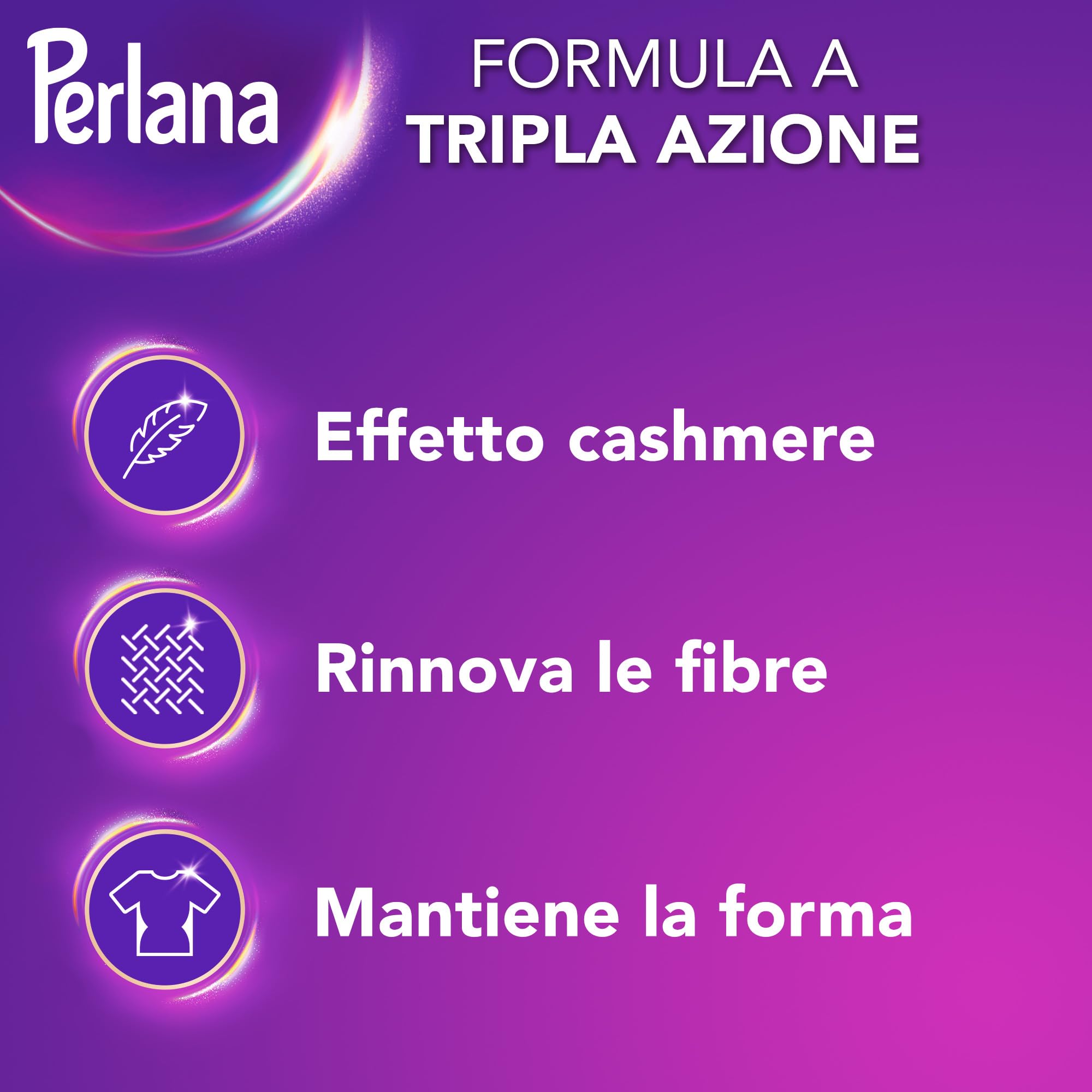 Perlana Detersivo Delicati (8 confezioni da 28 lavaggi), Detersivo lavatrice liquido per lana, seta e delicati, Detersivo delicati per effetto cashmere e fibre rinnovate