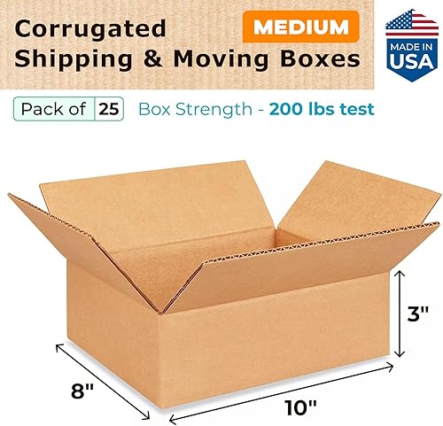 Miniatura 312 de Cajas para envío IDL Packaging - B-1266-5 de cartón corrugado, tamaño pequeño, de 12 pulgadas de largo x 6 pulgadas de ancho x 6 pulgadas de alto