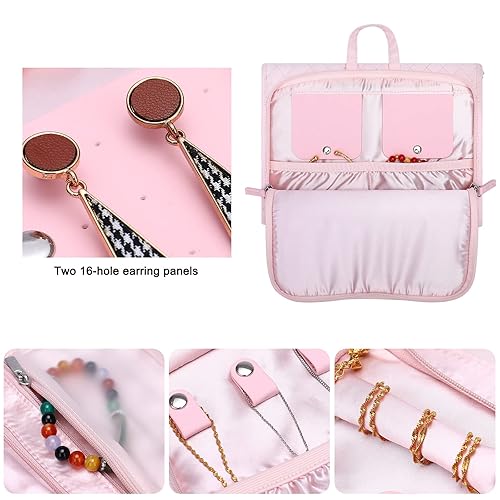 Miniatura 8 de MOSISO Bolsa de almacenamiento rígida de viaje compatible con Revlon cepillo secador de pelo, voluminizador y estilizador, organizador de joyas de