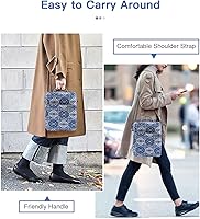 Vista 76 de MoKo Funda con Asa para Tableta de 9-11 Pulgadas, Bolsa de Transporte con Correa para el Hombro Compatible con Nuevo iPad Pro M4/iPad Air M2 de 11