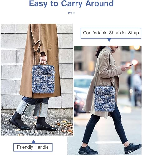 Vista 162 de MoKo Funda para tablet de 9 a 11 pulgadas, con asa para el hombro, se adapta a iPad Air M3 de 11 pulgadas, iPad A16 2025, Pro de 11 pulgadas, iPad