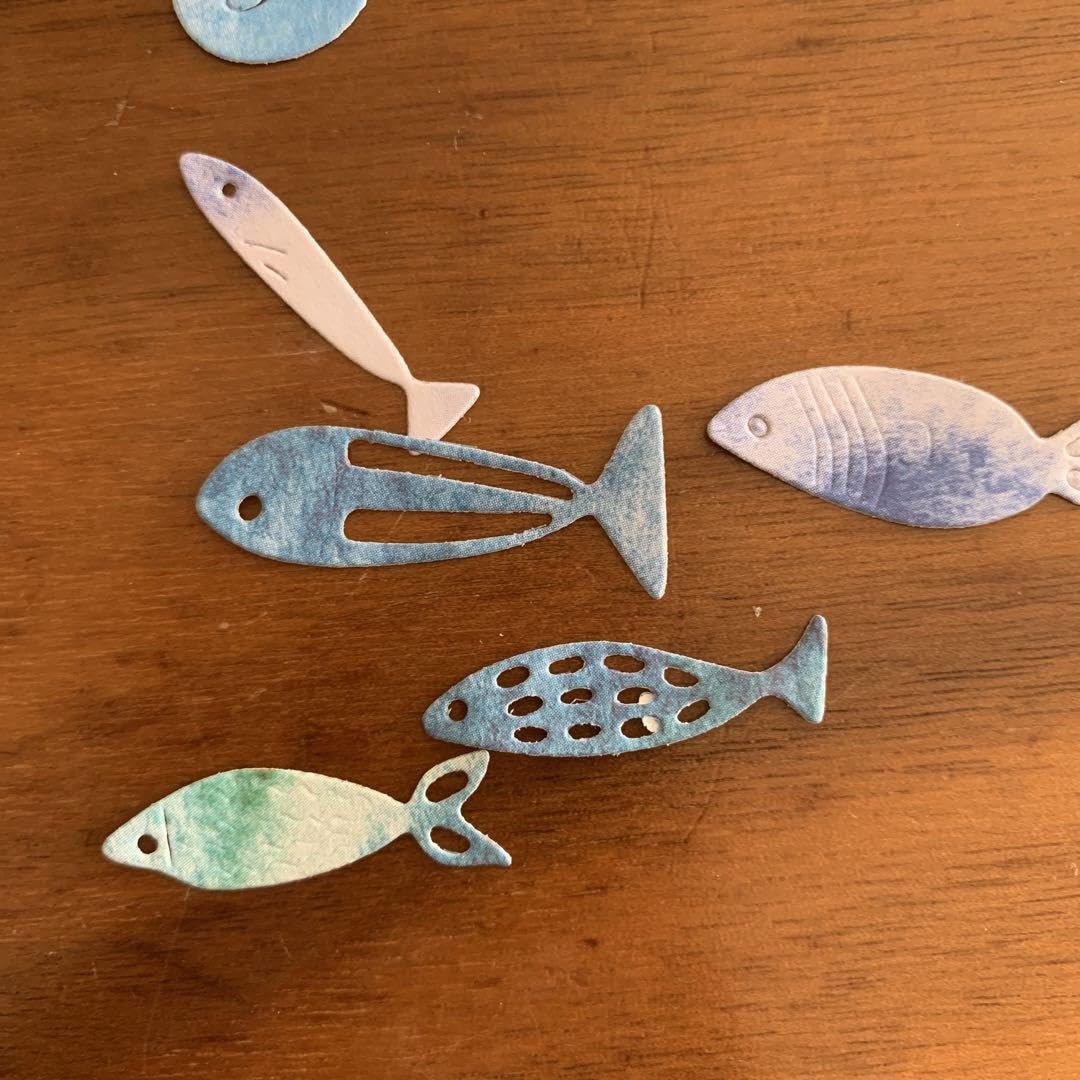 大きい　海の生き物　ペーパークラフト　ダイカット アルバム素材　色紙素材 大きい 海の生き物 ペーパークラフト ダイカット アルバム素材