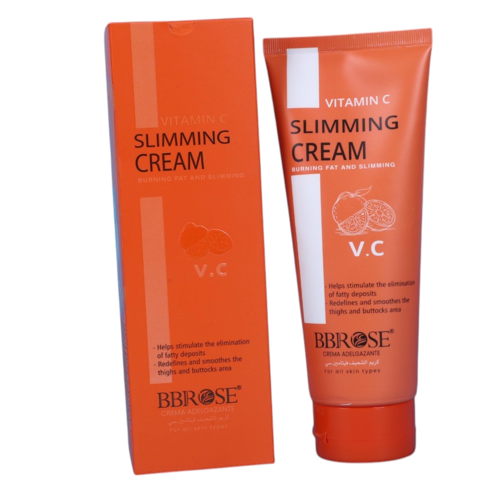 Vitamin C Slimming Cream 236ml – Firming & Toning Gel for Belly, Thighs & Waist – Skin Tightening, Cellulite Reduction, Anti-Cellulite Moisturizer for Smoother Skin