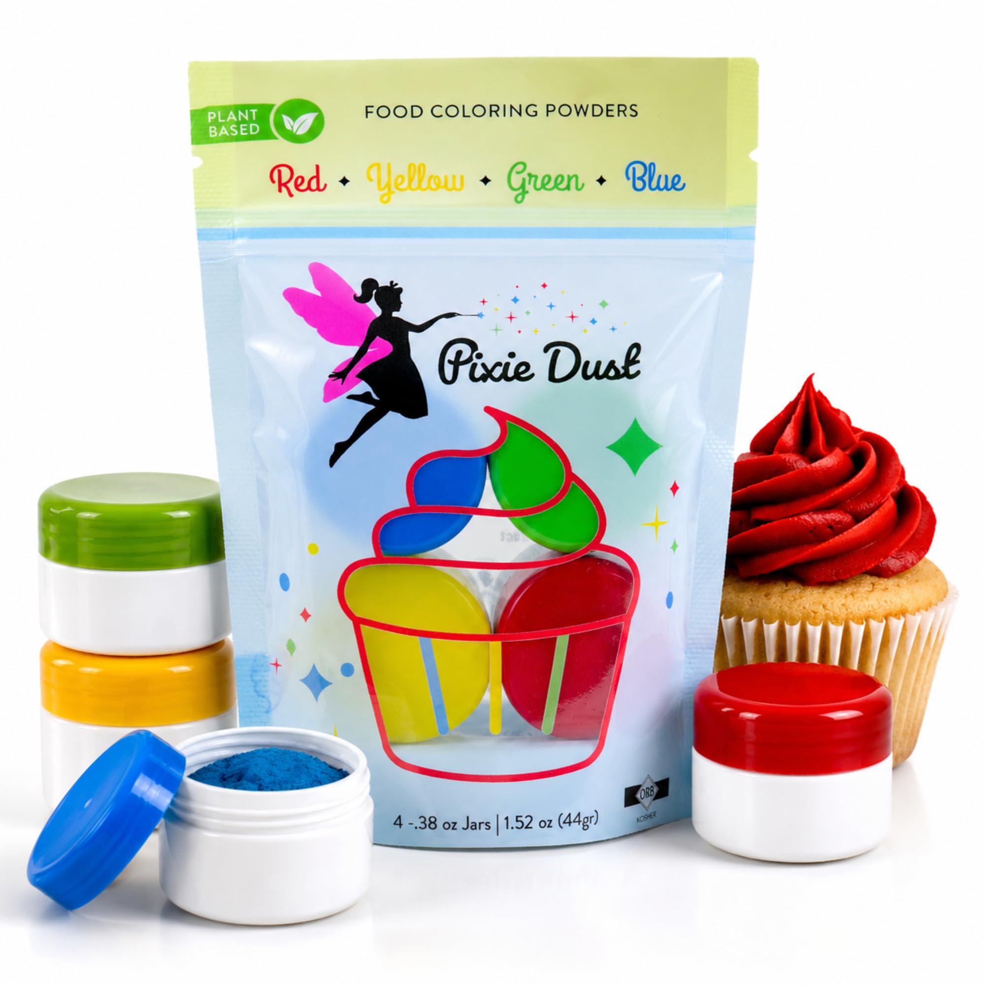 Amazon.com : Dye-Free Food Coloring Powder set - Red, Blue, Green
