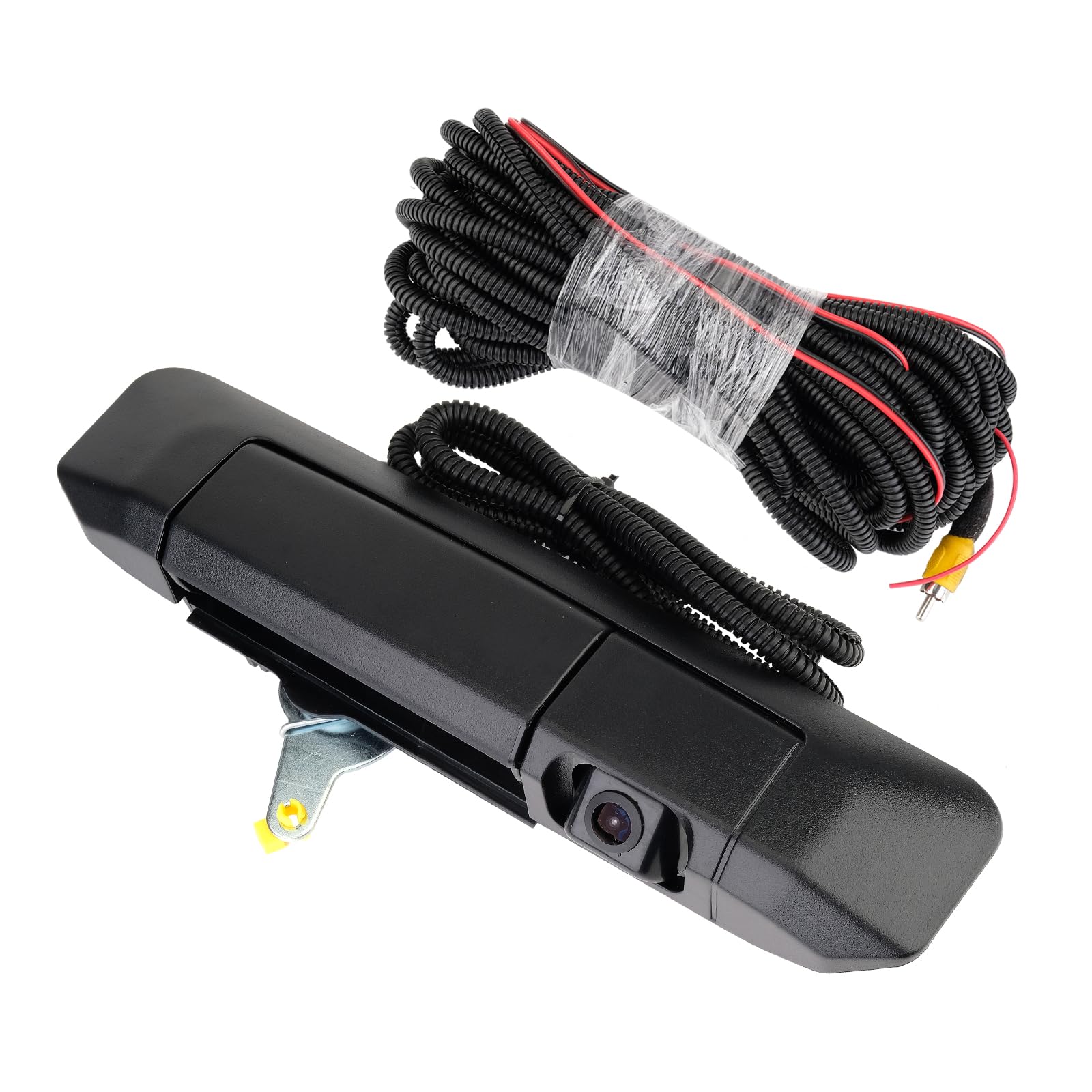 Tailgate Handle Backup Camera Compatible with 2005-2015 Tacoma Rear View Reverse Camera Handle Tailgate Lock RCA Connector Replaces # 6909004020 69090-04020