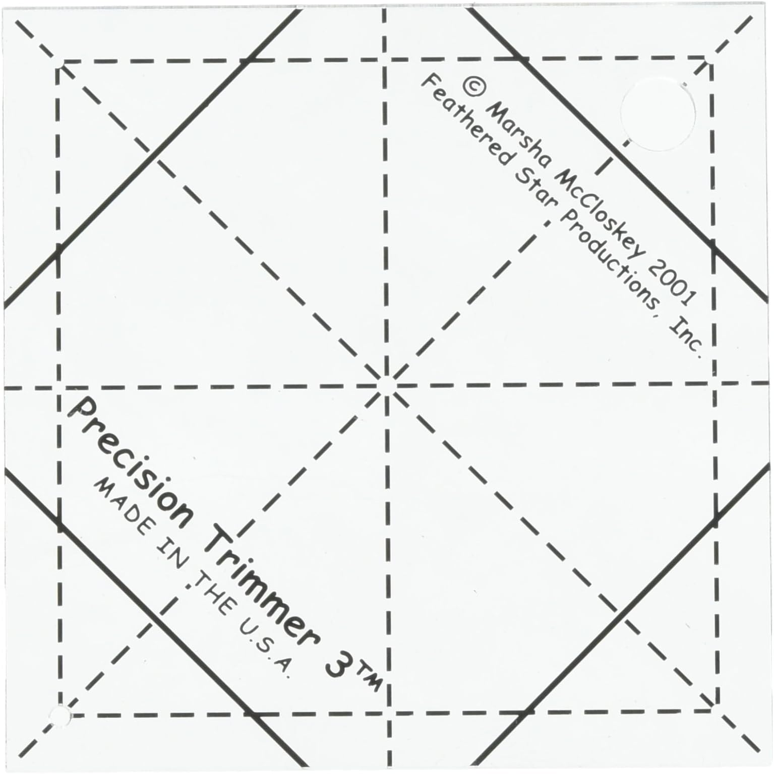 Feathered Star Ruler 3.5" Precision Trimmer 3