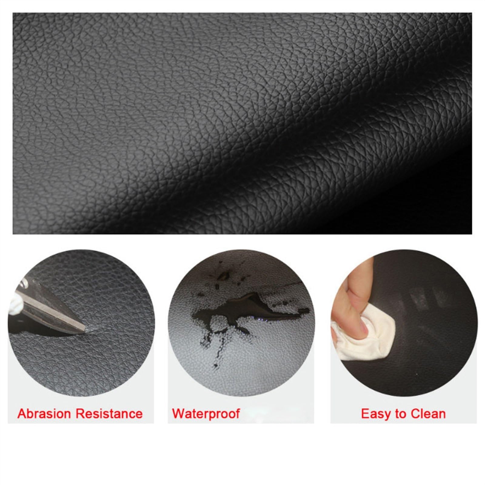 WILSEM Couverture Anti-Rayures Boîte D'accoudoir Console Voiture pour Nissan pour Qashqai 2008 2009 2010 2011 2012 2013 2014 2015 2016 2017 Type Bande Élastique Accoudoir