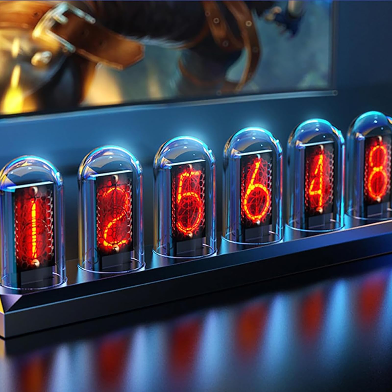 LED Nixie Clock Zegar z lampą rurową 3 tryby świecenia DIY zdjęcia pamięć po wyłączeniu dekoracja domu
