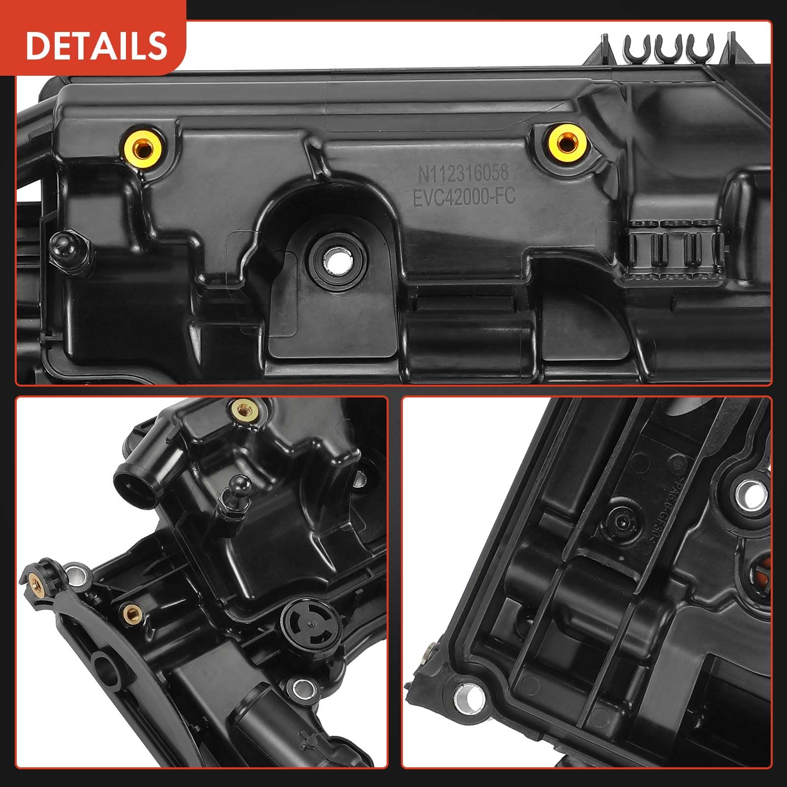 Frankberg Coperchio testata Cilindro Compatibile con Freelandel 2 L359 2.2 TD4 4x4 R.a.n.g.e R.o.v.e.r Evoque L538 2.2 D Freelandel 2 L359 2.2 SD4 4x4 Discovery Sport L550 2.2 D 4x4 LR004200