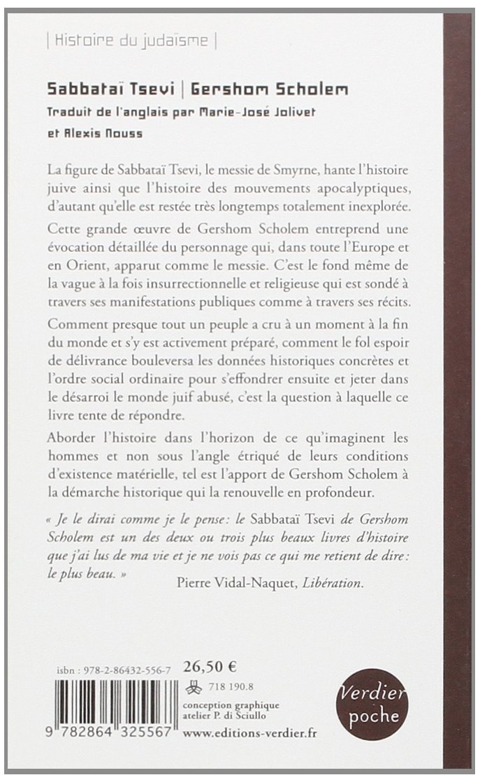 Sabbataï Tsevi: Le messie mystique 1626-1676