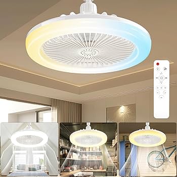 H isoka　カフェスタイル シーリングファン リモコン付き シーリングファン LED おしゃれ シーリングファンライト