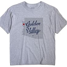 Golden Valley Arizona AZ T-Shirt MAP