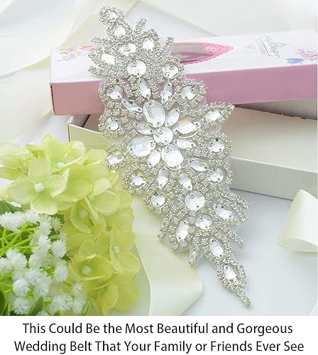 Miniatura 5 de Aplique elegante para bodasrevestimiento  Estrás para coser o aplicar