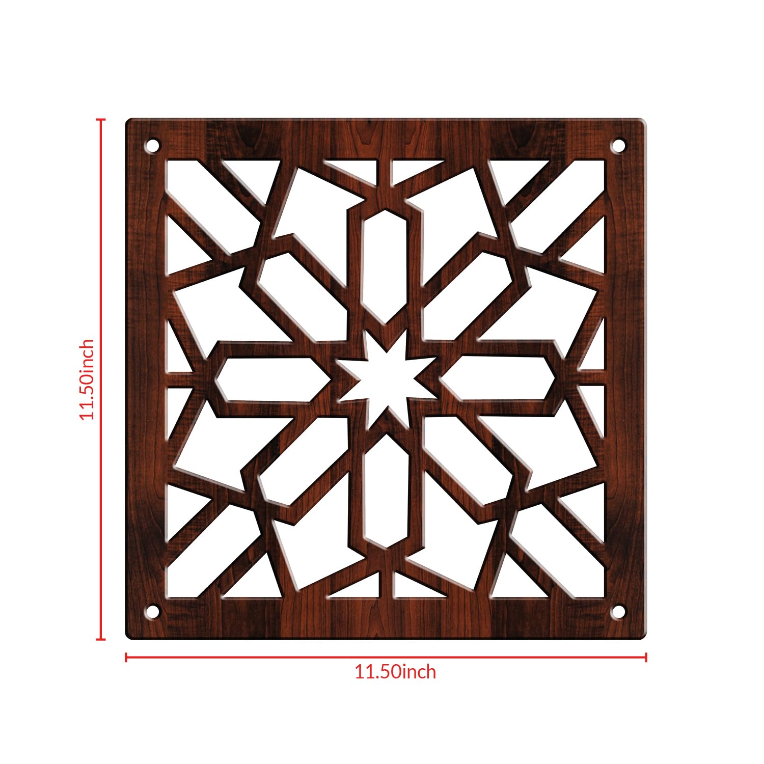 OLIVE TREE Room Partitions Hanging Room DIY Divider Panel Modern Hanging Screen Partition for Decorating Bedding, Dining, Study and Sitting Living -Room, Hotel - Walnut-7010 2
