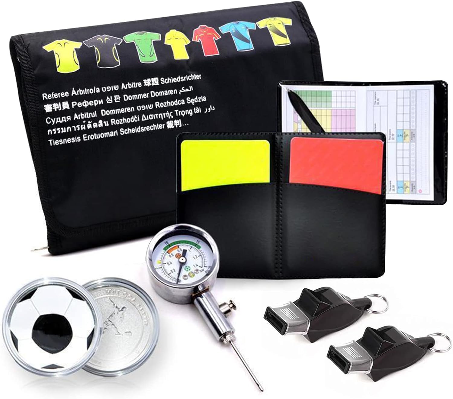 Joyeee Football Coach Accessories, Referee Coaches Whistle with Lanyard