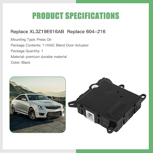 Vista 763 de SCITOO Reemplazo de actuador de puerta de mezcla de calentador HVAC para Ford F-150 2004-2008, para Ford para Lobo 2004-2008, para Lincoln para Mark