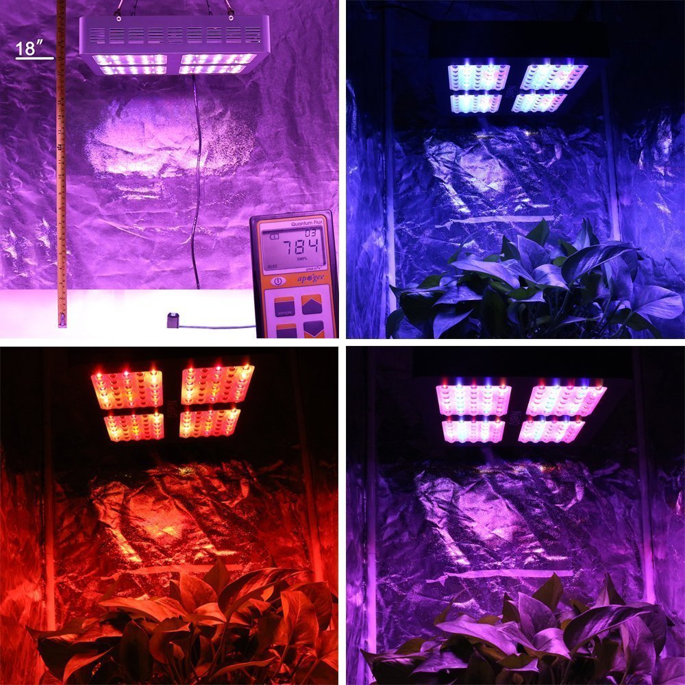 Niello LED Pflanzenlampe, 600w LED Grow Lampe mit 588 LEDs, UV & IR für Niello LED Pflanzenlampe, 600w LED Grow Lampe mit 588 LEDs, UV & IR für