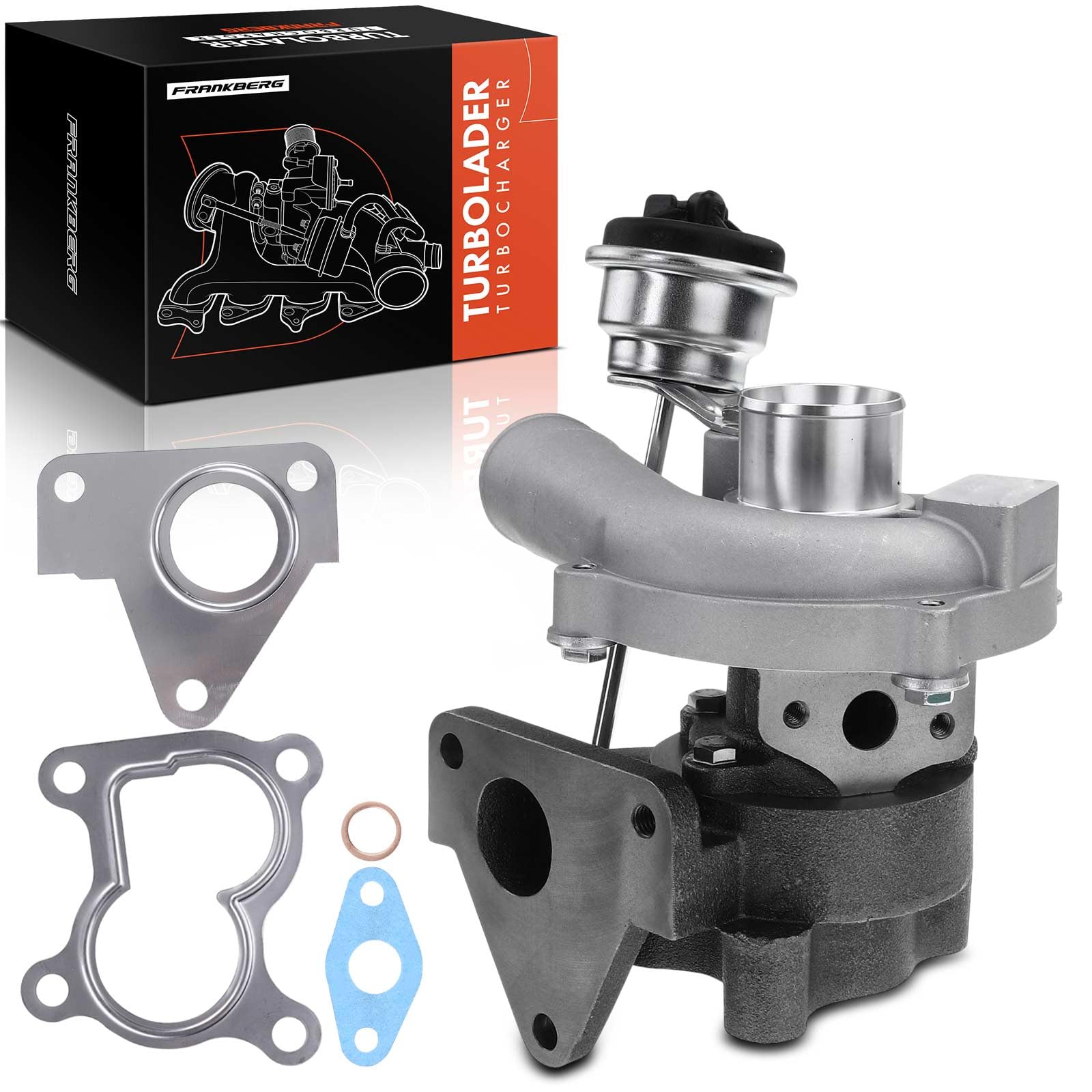 Frankberg Turbocompressore 7701473122 | Compatibile con: Scatola Kubistar X76, M.e.g.a.n.e II Van/Combi KM, K.a.n.g.o.o KC0/1, Logan I LS