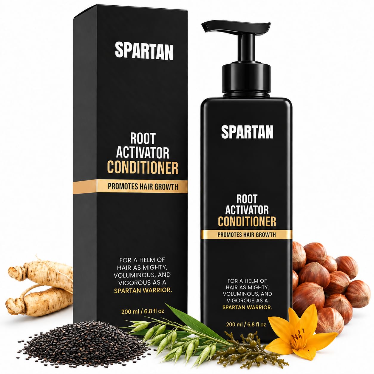 SPARTAN™ Root Activator Conditioner For Men - Hair Growth Conditioner, Thickening Hair Moisturizer for Hair Loss and Thinning Hair