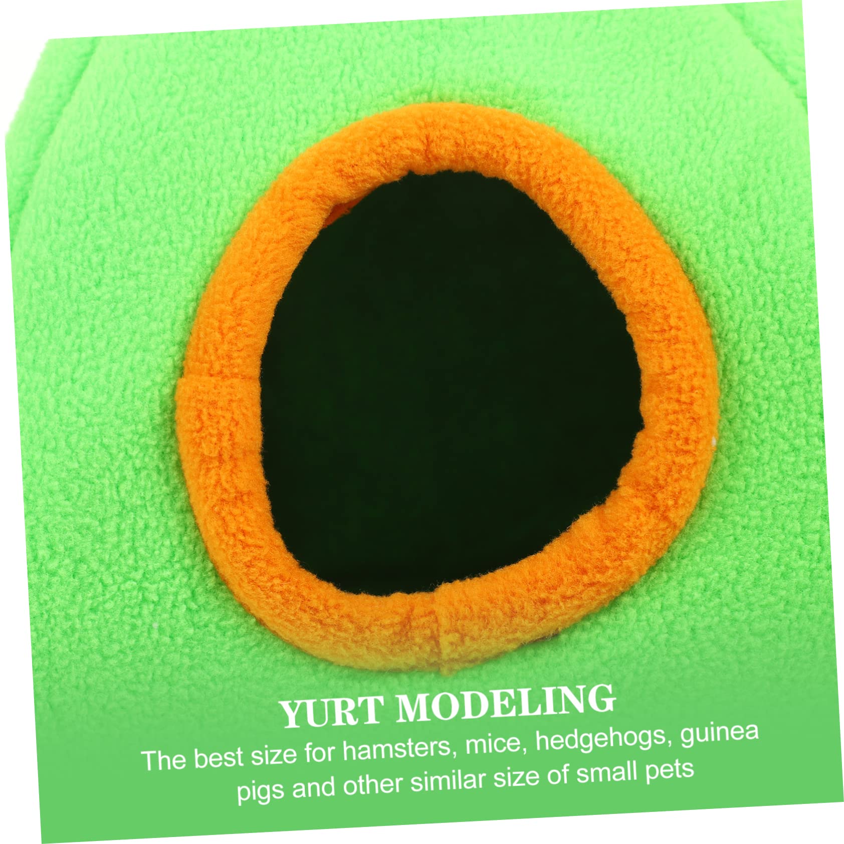 Mipcase 5 Piezas Nido De Hámster Cama De La Cueva del Hurón Pequeña Casa De Hámster Hamaca De Peluche De Hámster Hamaca para Gatos Gatito Tumbado Hamaca Algodón Familiar Juguete